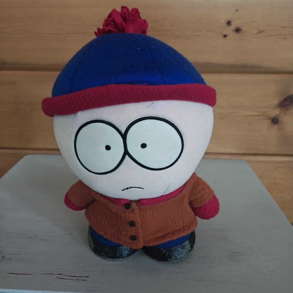 Vintage Rare 1998 Stan South Park Comedy Cental Plush Stuffed 12" Standing D31